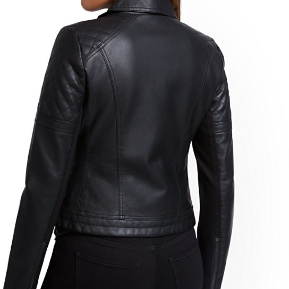 Motor Cross Leather Jacket